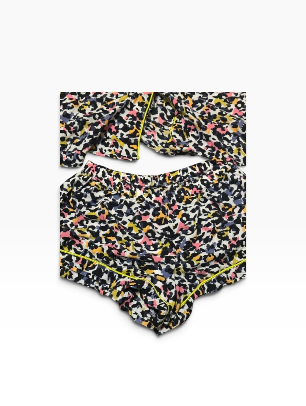 Betsey Johnson Women's Colorful Animal Print Pajama Set Size S - Picture 2 of 3